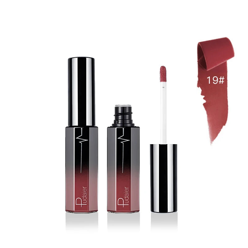 36 Colors Matte Liquid Lipstick Makeup Waterproof Lip Gloss Tint Brillo Labial Cosmetic Rouge A Levre Mat Lip Gloss