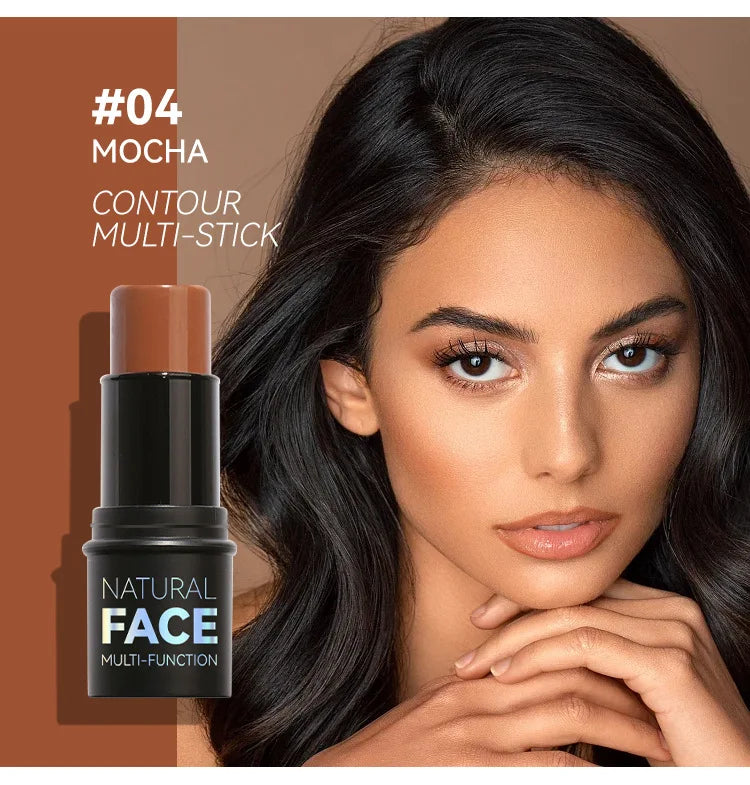 Face Contour Bronzer Stick Face Brighten Highlighter Bar Shimmer Highlighter Blush Stick Concealer Cream Makeup Tool Cosmetics