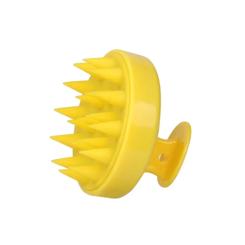 Silicone Shampoo Brush Scalp Antipruritic Massage Hair Washing Combs Body Cleansing Exfoliator Bathing Brushes Hairdressing Tool