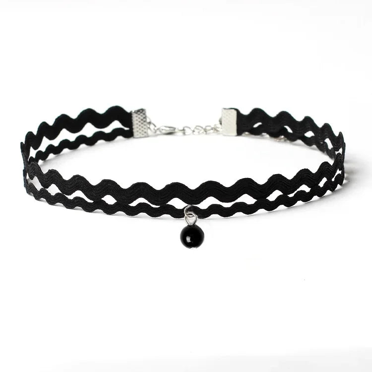Women’s Gothic Velvet Necklace – Sexy Korean Fashion Lace Choker