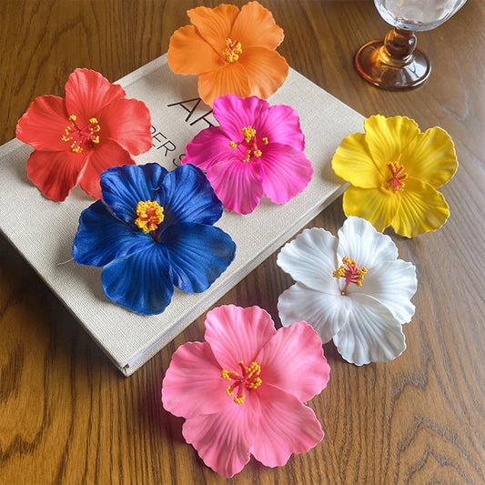 Hawaiian Flower Hair Clip For Women Girls Romantic Bohemian Flower Side Bangs Clip BB Hair Clips Hair Accessories