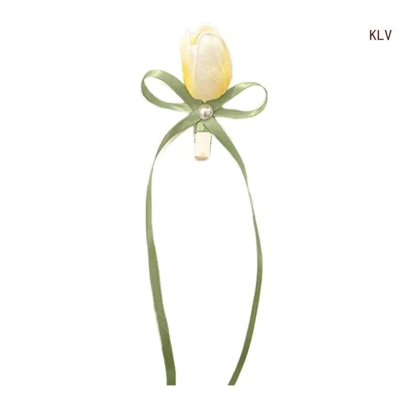 Fashionable Flower Fabric Hair Clip Uniuqe Headwear Hair Accessory Hiarpin For Adding Sophistication To Your Look