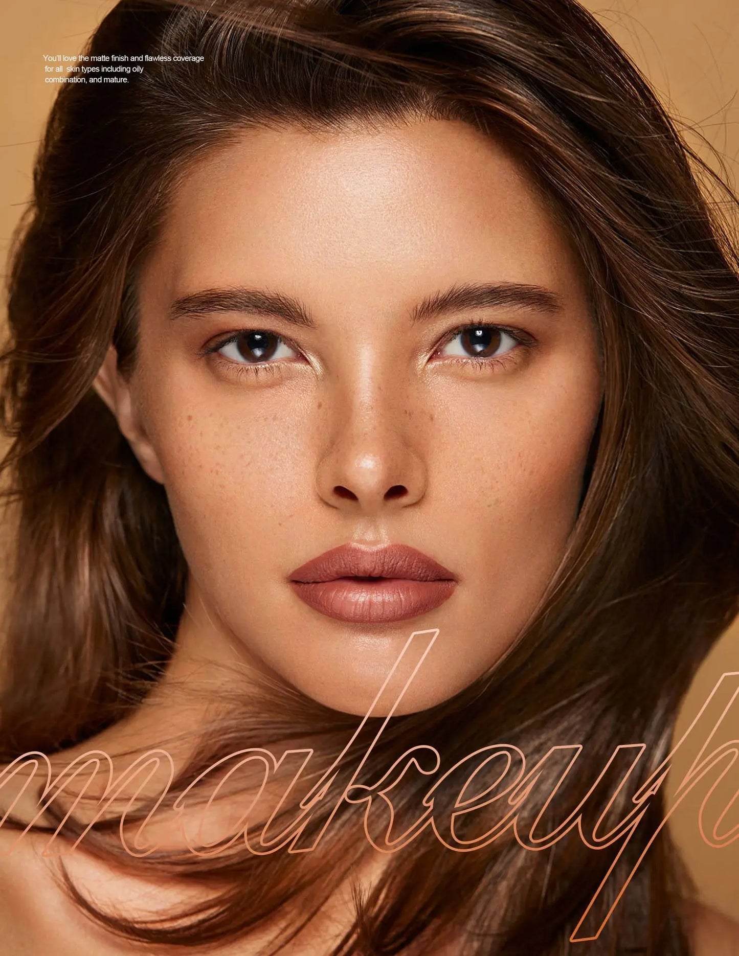 8-Color Matte Pressed Powder – Full Coverage, Oil Control & Waterproof