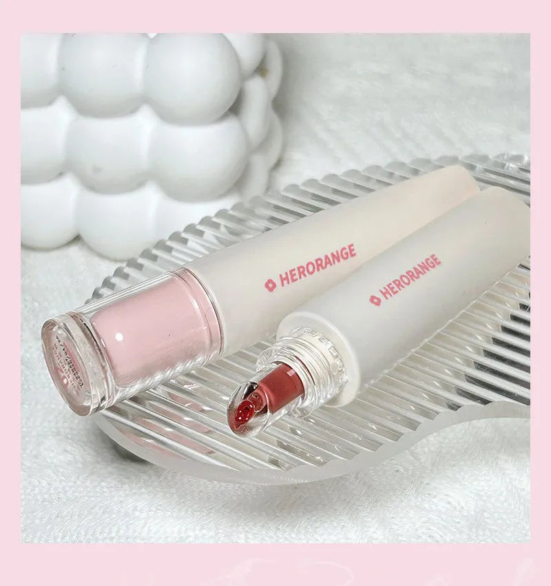 Korean Lip Gloss – Crystal Jelly Liquid, Plumping & Moisturizing Lipstick