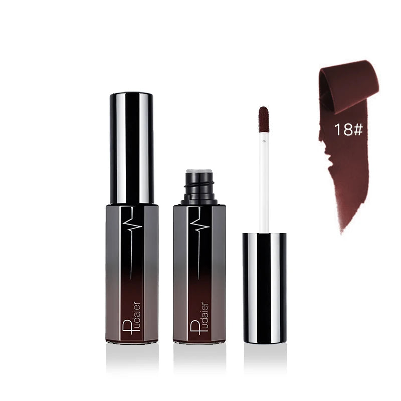 36 Colors Matte Liquid Lipstick Makeup Waterproof Lip Gloss Tint Brillo Labial Cosmetic Rouge A Levre Mat Lip Gloss