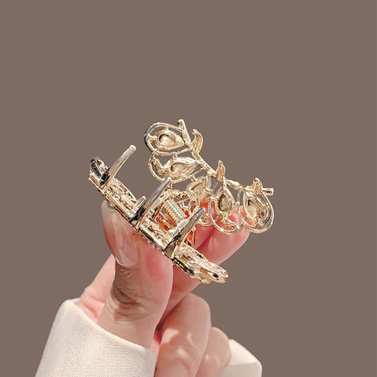 New Popular Hair Clips For Women Girls Crown Crab Clips Ponytail Hairpin Summer Elegant Shining Hair Accessories Jewelry