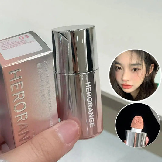 Liquid Blush Stick, With Sponge Tip, Suitable For Lips And Cheeks, Waterproof And Long-Lasting Color Correction Korean Make T5C6
