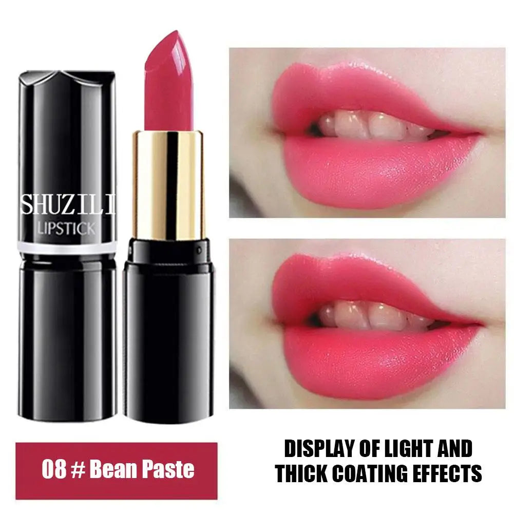SHUZILI Moisturizing Lipstick Velvet High Quality Lipsticks Shiny Professional Korean Makeup Cosmetic For Lip Women