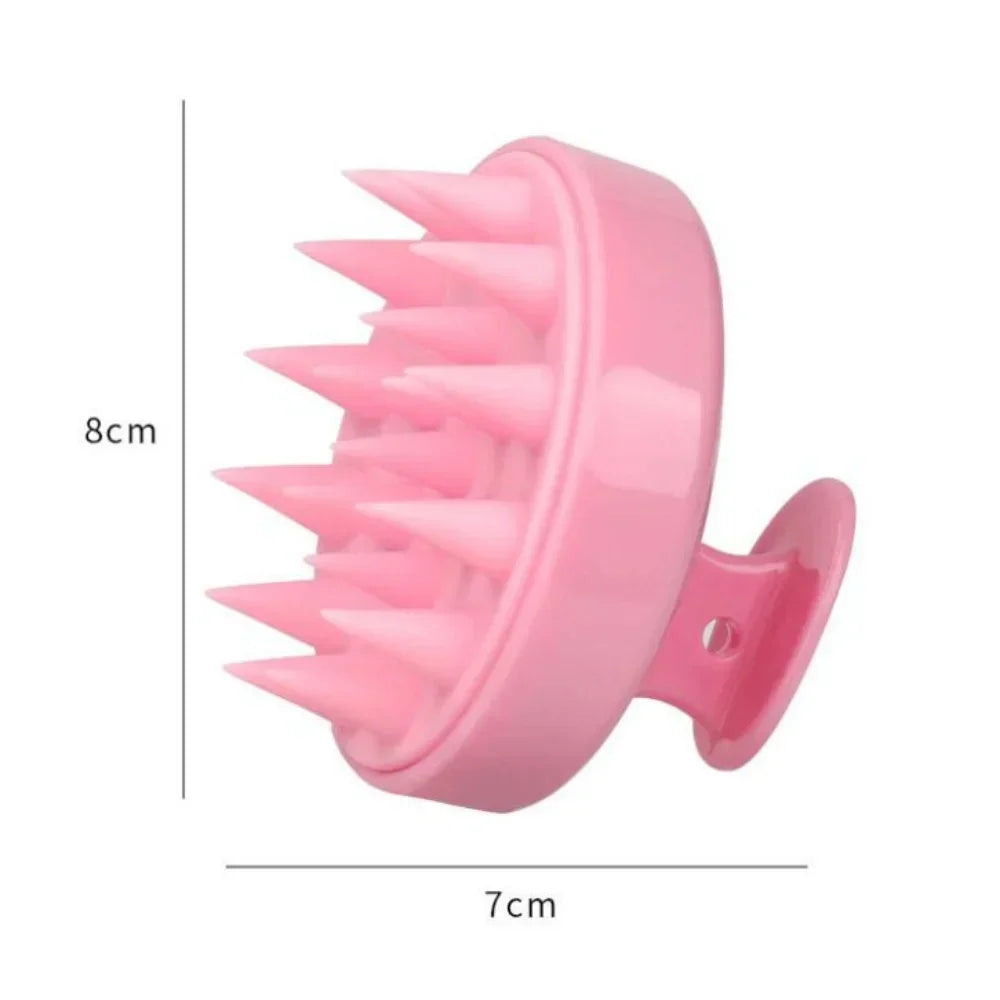 Silicone Shampoo Brush Scalp Antipruritic Massage Hair Washing Combs Body Cleansing Exfoliator Bathing Brushes Hairdressing Tool