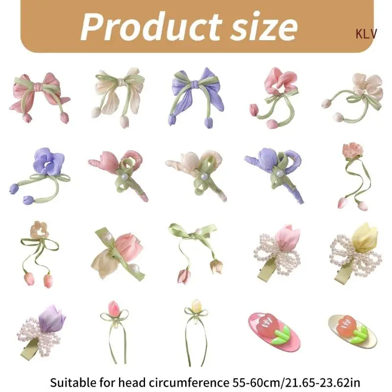 Fashionable Flower Fabric Hair Clip Uniuqe Headwear Hair Accessory Hiarpin For Adding Sophistication To Your Look