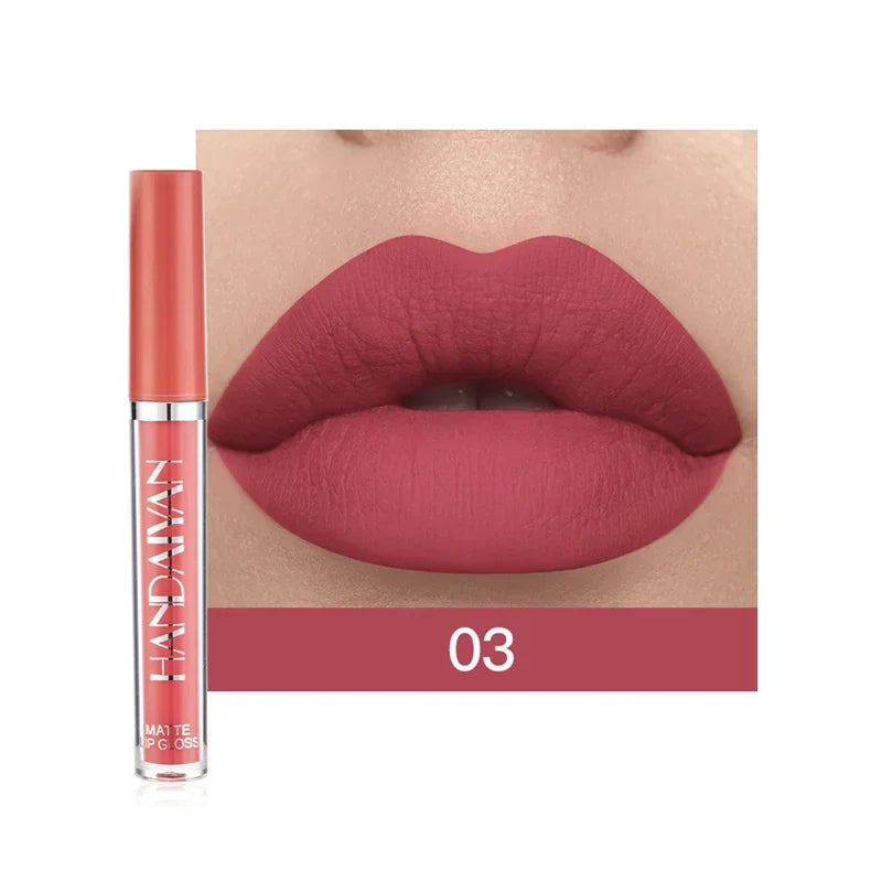 HANDAIYAN Matte Lipstick Set – 1/6 PCS Waterproof, Long Lasting & Non-Stick