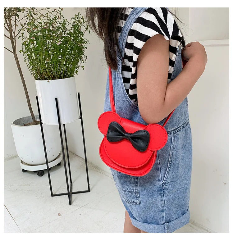 Disney Cartoon Messenger Bag Cute Mouse Mouse Styling Mini Shoulder Bags for Girls Fashion Small Crossbody Bag