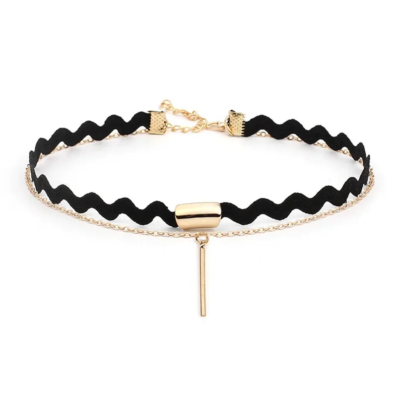 Women’s Gothic Velvet Necklace – Sexy Korean Fashion Lace Choker