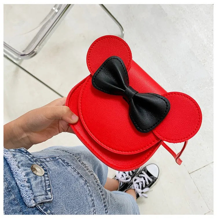 Disney Cartoon Messenger Bag Cute Mouse Mouse Styling Mini Shoulder Bags for Girls Fashion Small Crossbody Bag