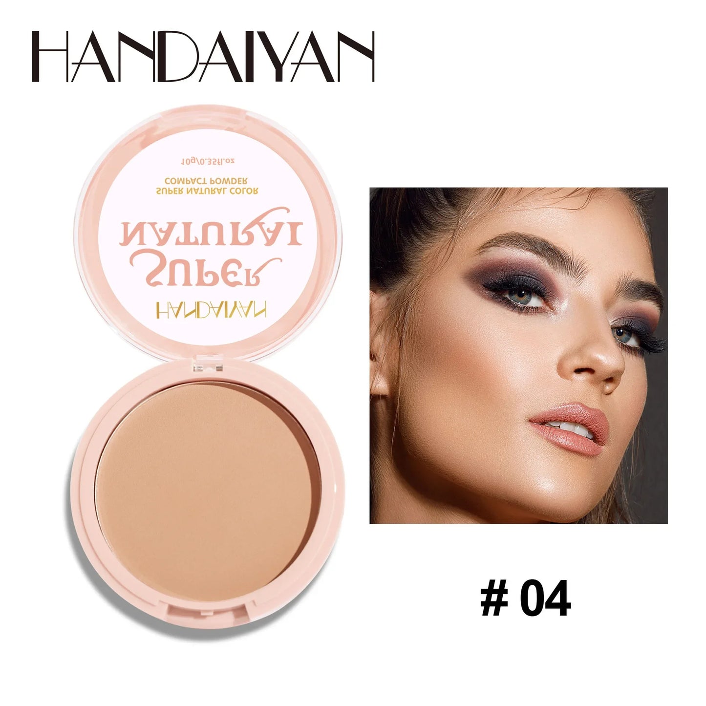 8-Color Matte Pressed Powder – Full Coverage, Oil Control & Waterproof