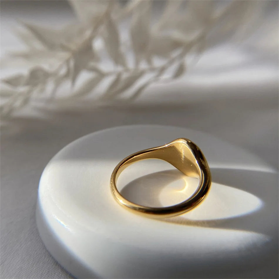 Fashion Ring 316L Stainless Steel Ring Anillo Ringen Mujer Women Rings Bague Couple Matching Jewlery Fashion Gifts Do not fade