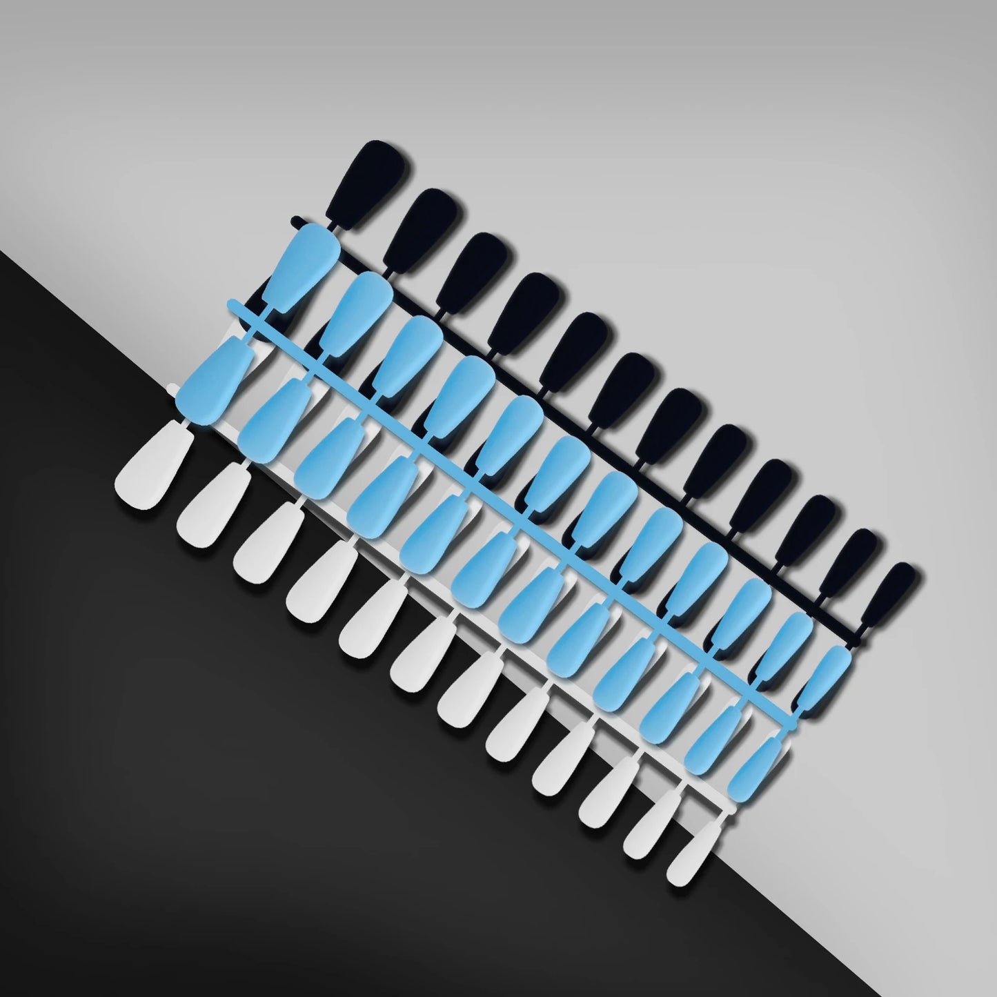 24Pcs Classical French Short Fake Nails Natural French Full Cover False Nails Classical Full Artificial Nails Basic Tools