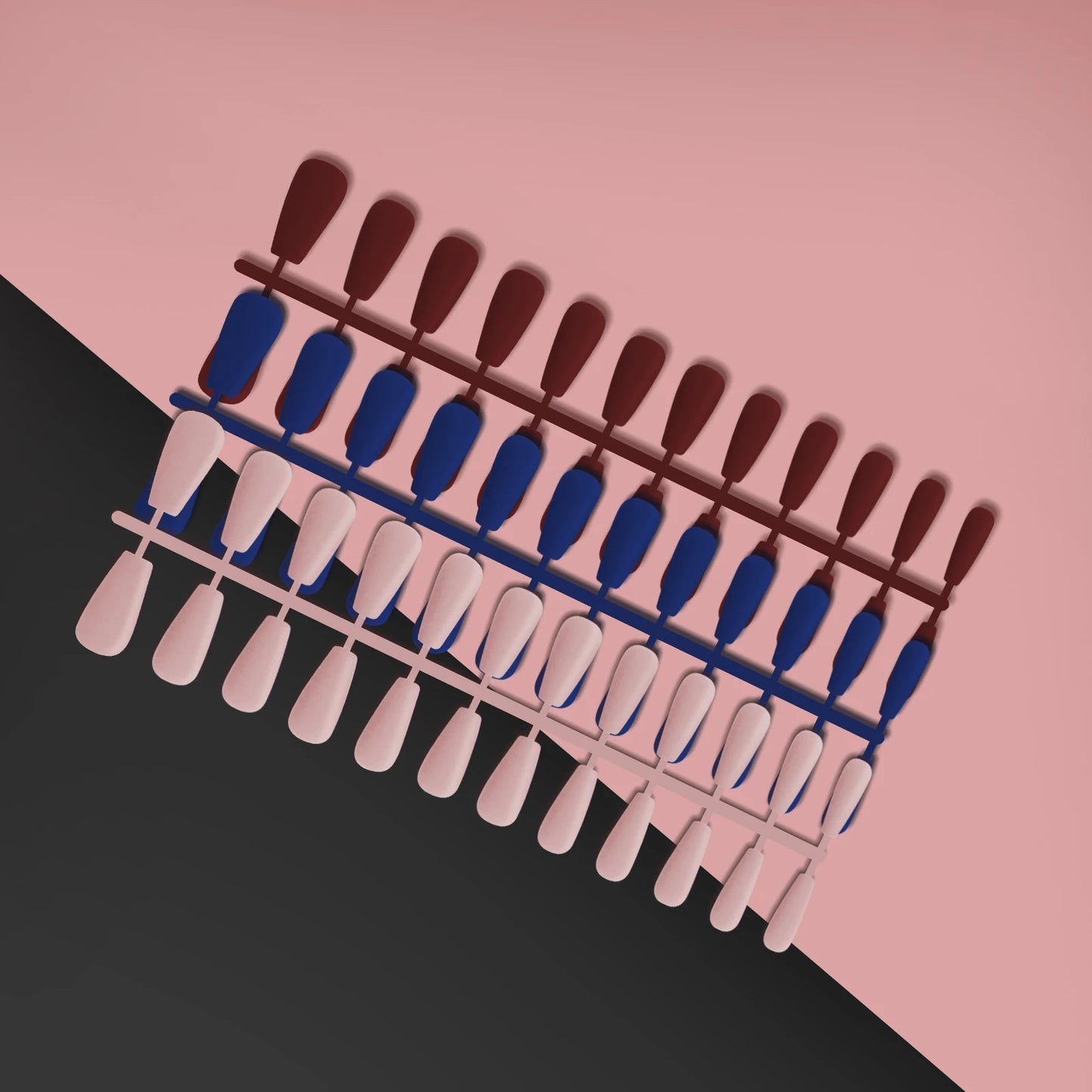 24Pcs Classical French Short Fake Nails Natural French Full Cover False Nails Classical Full Artificial Nails Basic Tools