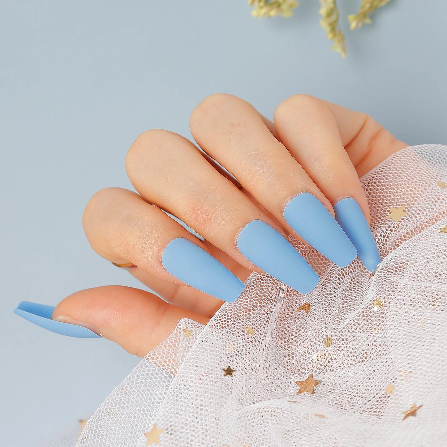 24Pcs Classical French Short Fake Nails Natural French Full Cover False Nails Classical Full Artificial Nails Basic Tools