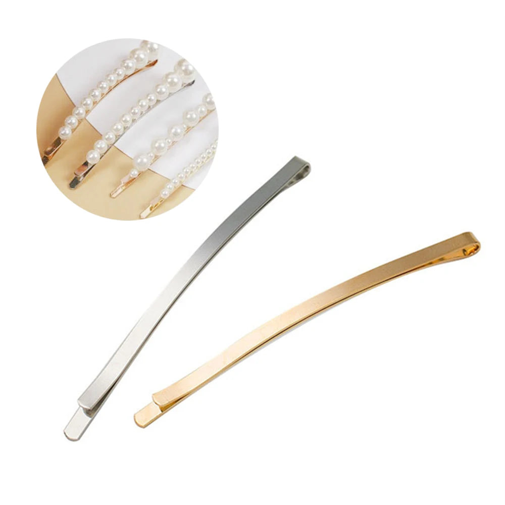 1pc Metal Diy Snap Hair Clips Girls Hair Clip Snap Hair Clipsgirls Hair Clipdiy Hair Clipshair Claw Barrette Pinwomens Hairgrips