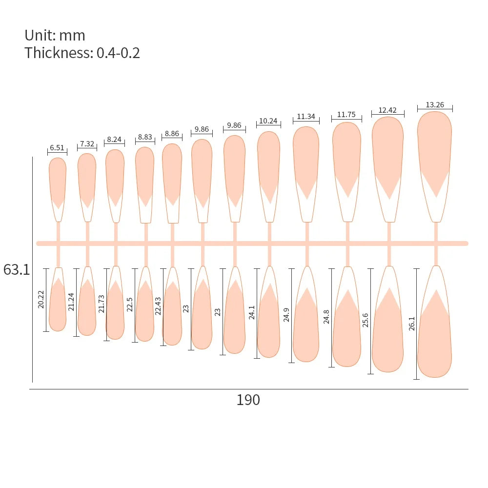 24Pcs Classical French Short Fake Nails Natural French Full Cover False Nails Classical Full Artificial Nails Basic Tools