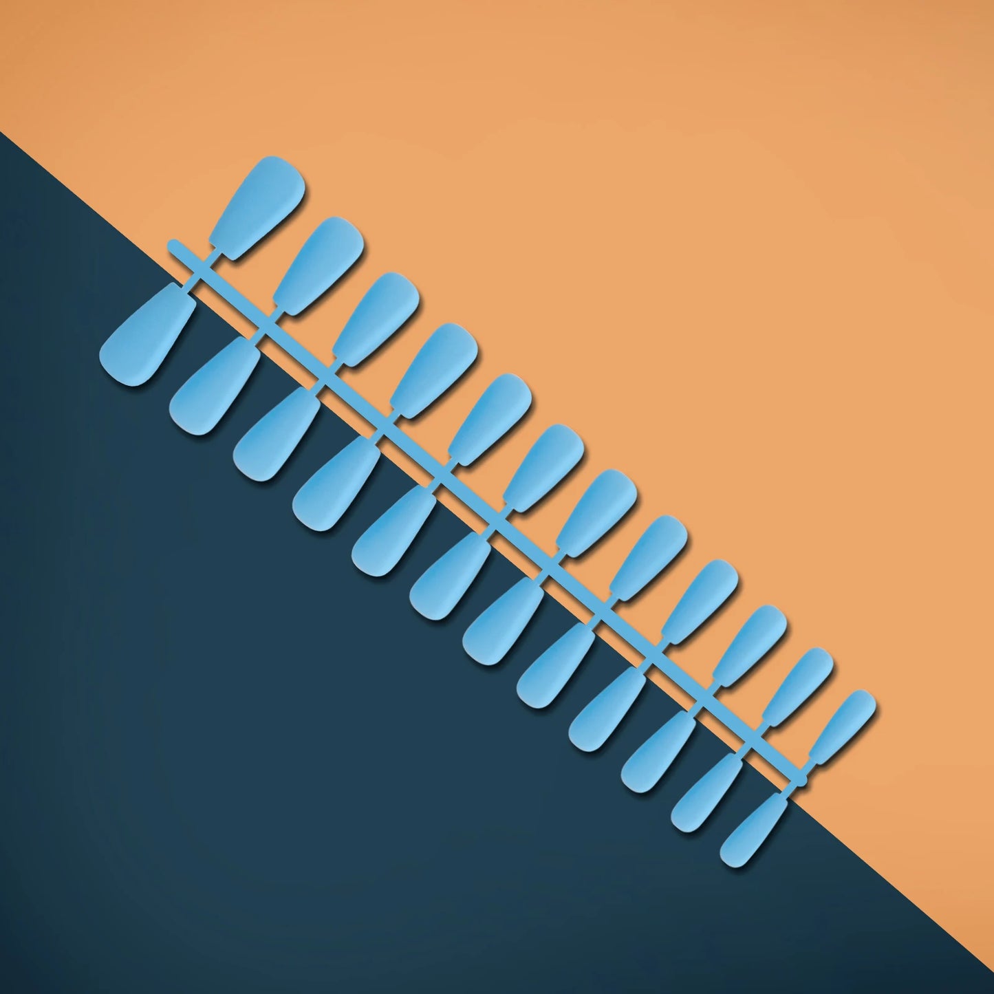 24Pcs Classical French Short Fake Nails Natural French Full Cover False Nails Classical Full Artificial Nails Basic Tools