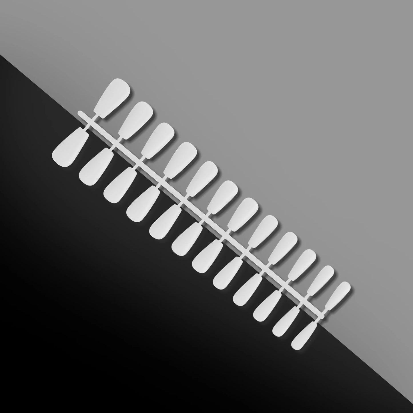 24Pcs Classical French Short Fake Nails Natural French Full Cover False Nails Classical Full Artificial Nails Basic Tools