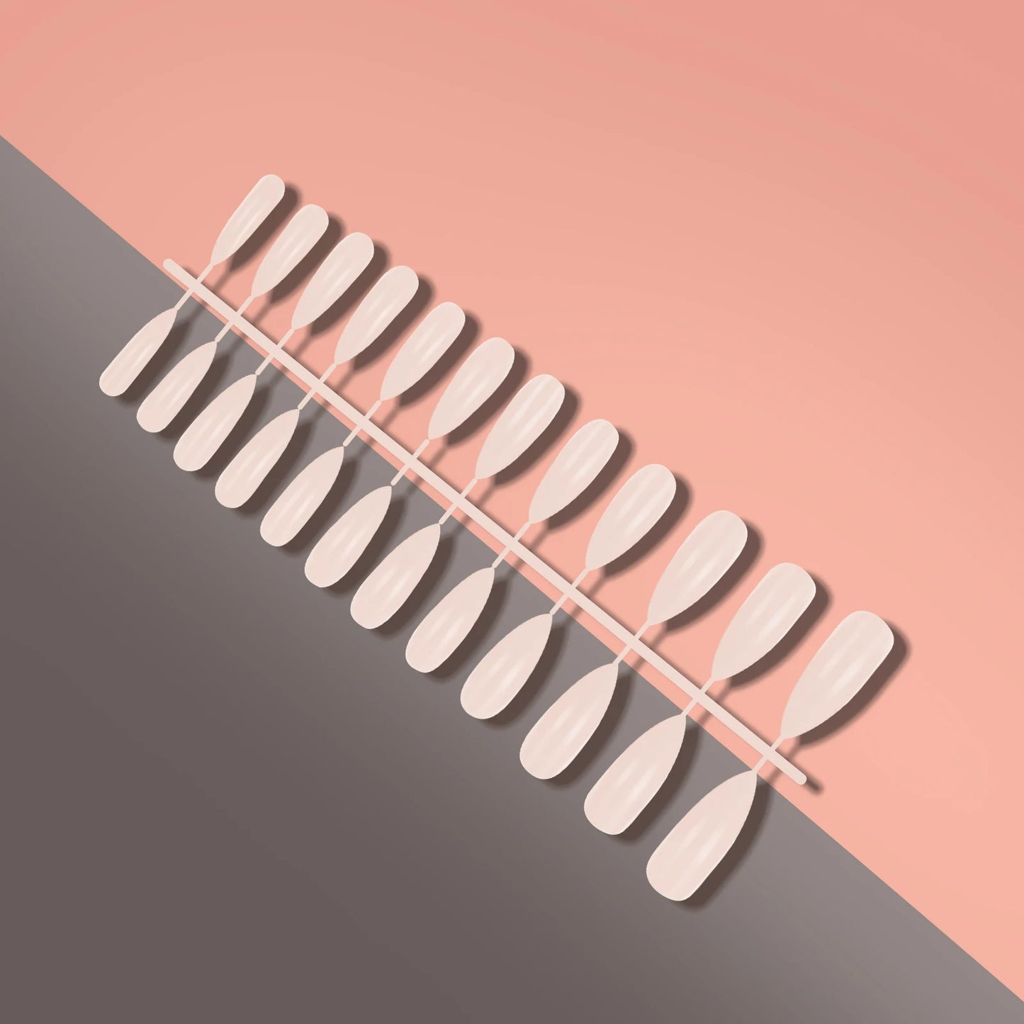 24Pcs Classical French Short Fake Nails Natural French Full Cover False Nails Classical Full Artificial Nails Basic Tools