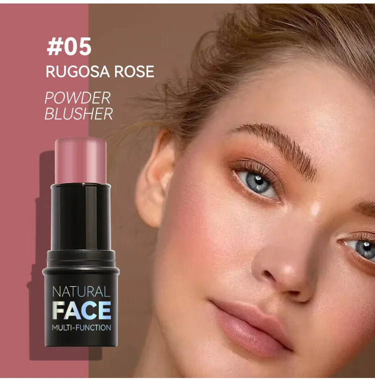 Face Contour Bronzer Stick Face Brighten Highlighter Bar Shimmer Highlighter Blush Stick Concealer Cream Makeup Tool Cosmetics