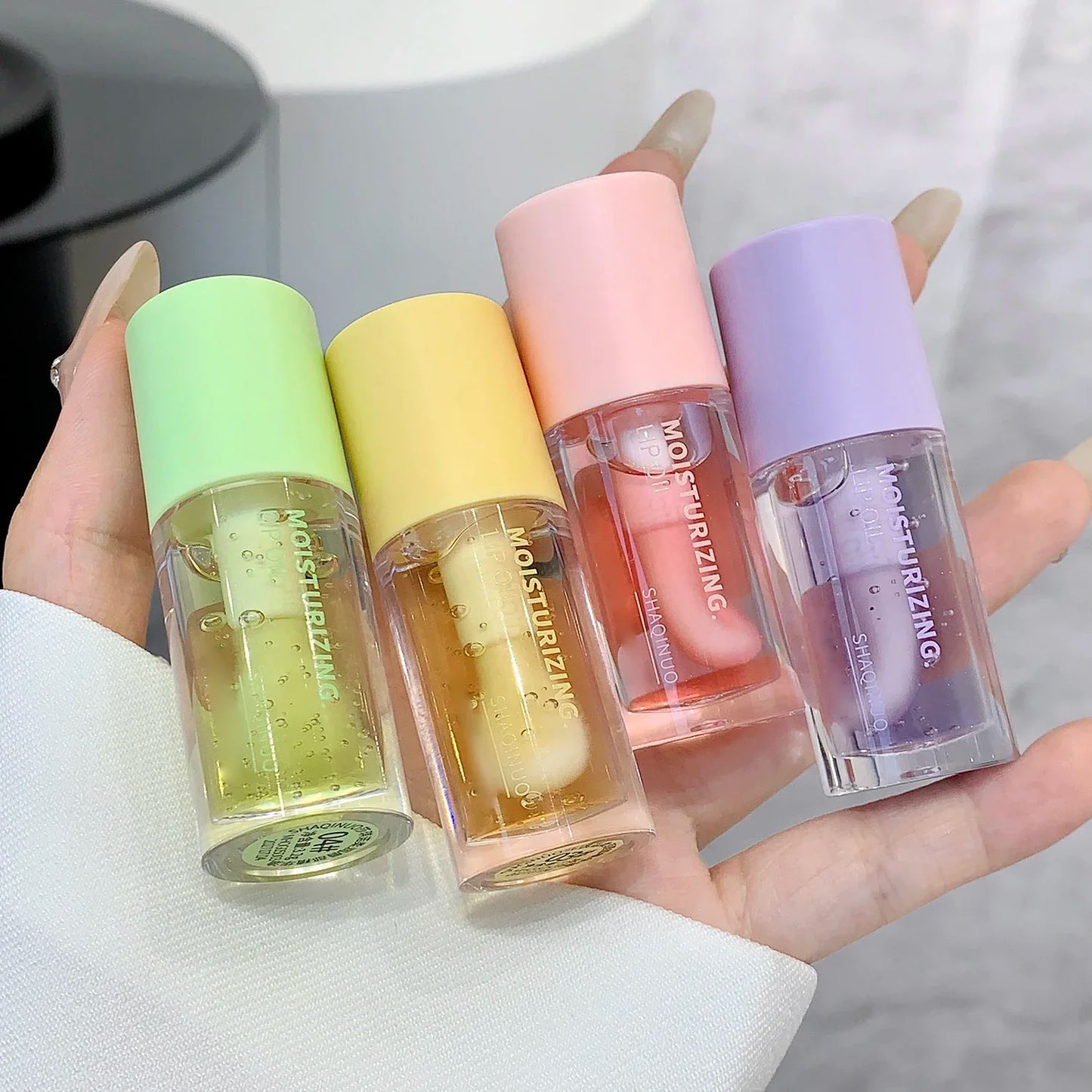 Korean Water Light Lip Gloss – Crystal Clear Jelly Oil for Hydrated Lips