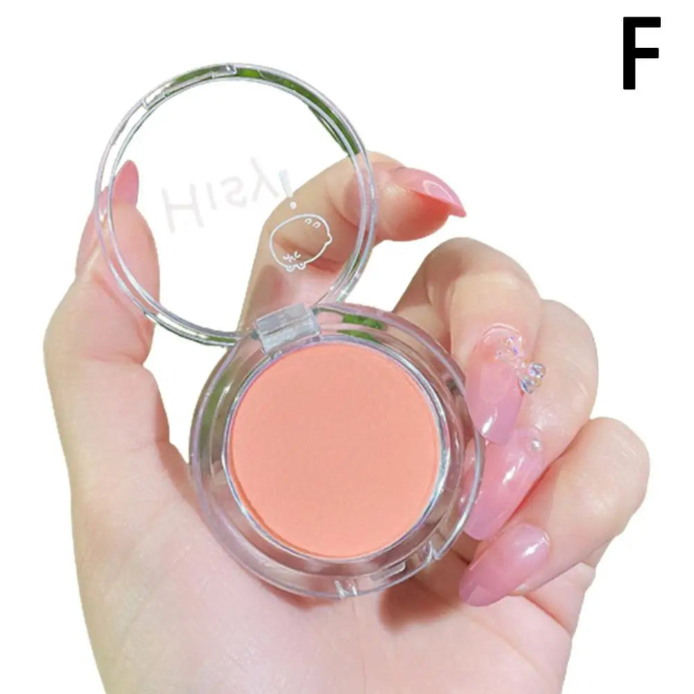 Girl Matte Blush Peach Cream Makeup Pink Blush Red Blush Cheek Cosmetics Blush Tint Blusher Cheek Palette Contour Ro W9J3