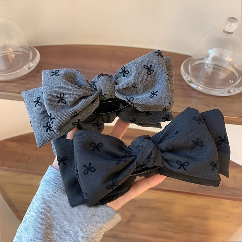 2/1pcs Bow Hair Clips-Women's Fashionable Ponytail Clips,Large Sweet Back of The Head Hair Clips,Perfect To Match Lifestyle
