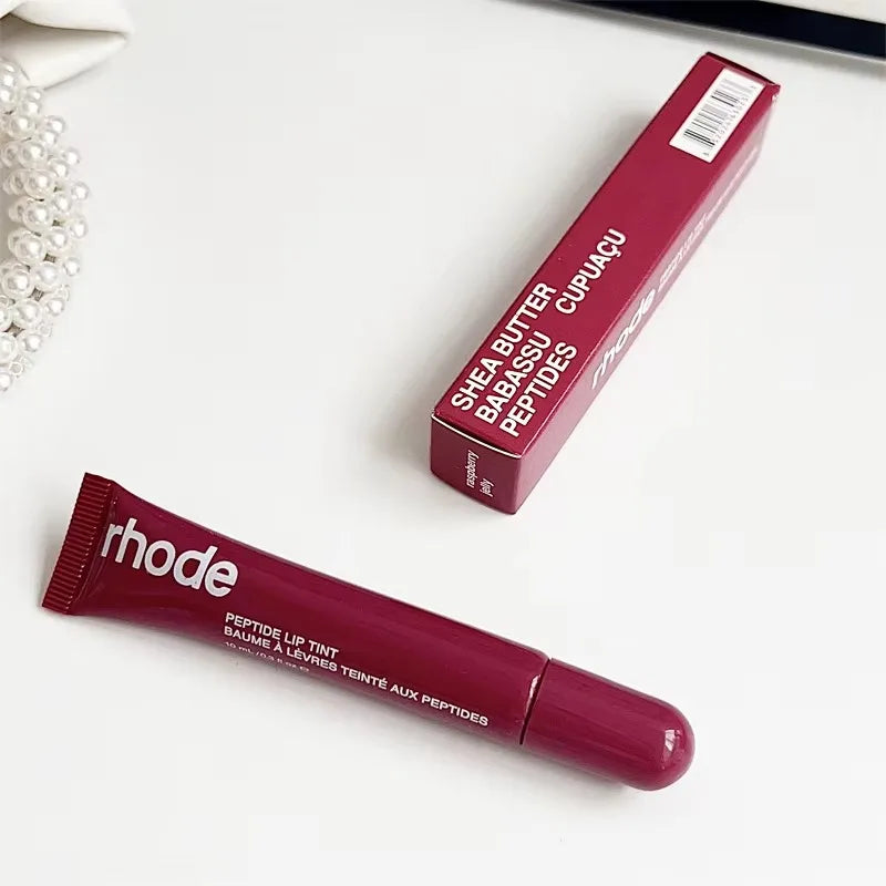 Rhodee Blusher Rouge Powder Pocket Blush Lip Gloss Cheek Hydrating Stick Natural Cream Lipstick Cheek Easy Apply Color Makeup