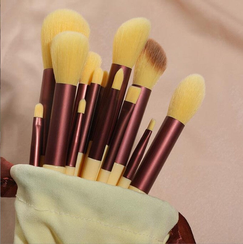 13 PCS Makeup Brushes Set Eye Shadow Foundation Women Cosmetic Brush Eyeshadow Blush Powder Blending Beauty Soft Make Up Tools