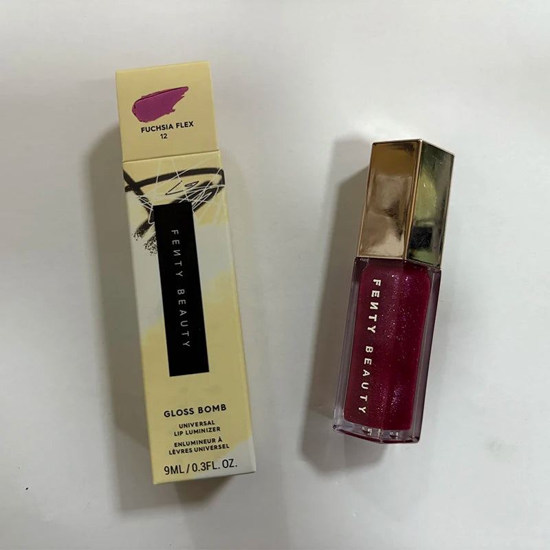 *//Gloss Bomb Lip Glaze Multi-color Moisten Shine Glitter Lip Plumper Makeup Beginner Liquid Lipstick Makeup Cosmetics