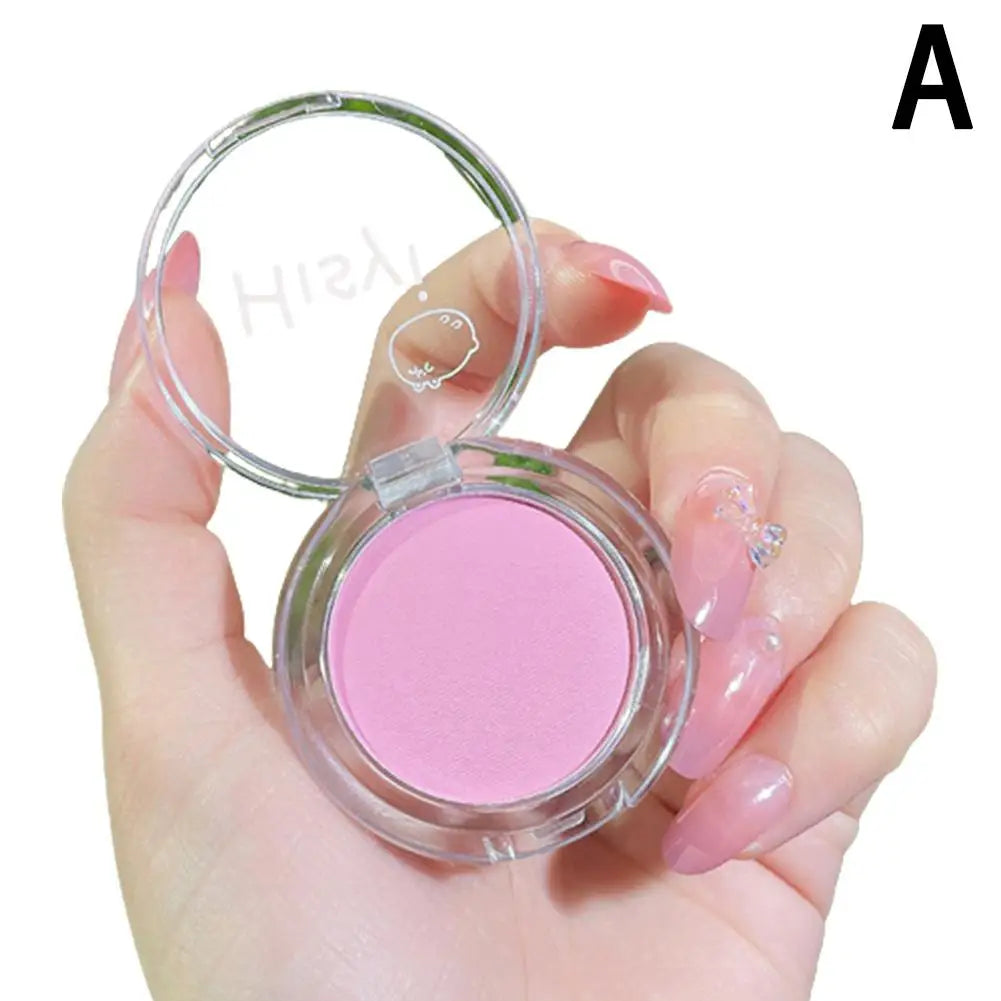 Girl Matte Blush Peach Cream Makeup Pink Blush Red Blush Cheek Cosmetics Blush Tint Blusher Cheek Palette Contour Ro W9J3