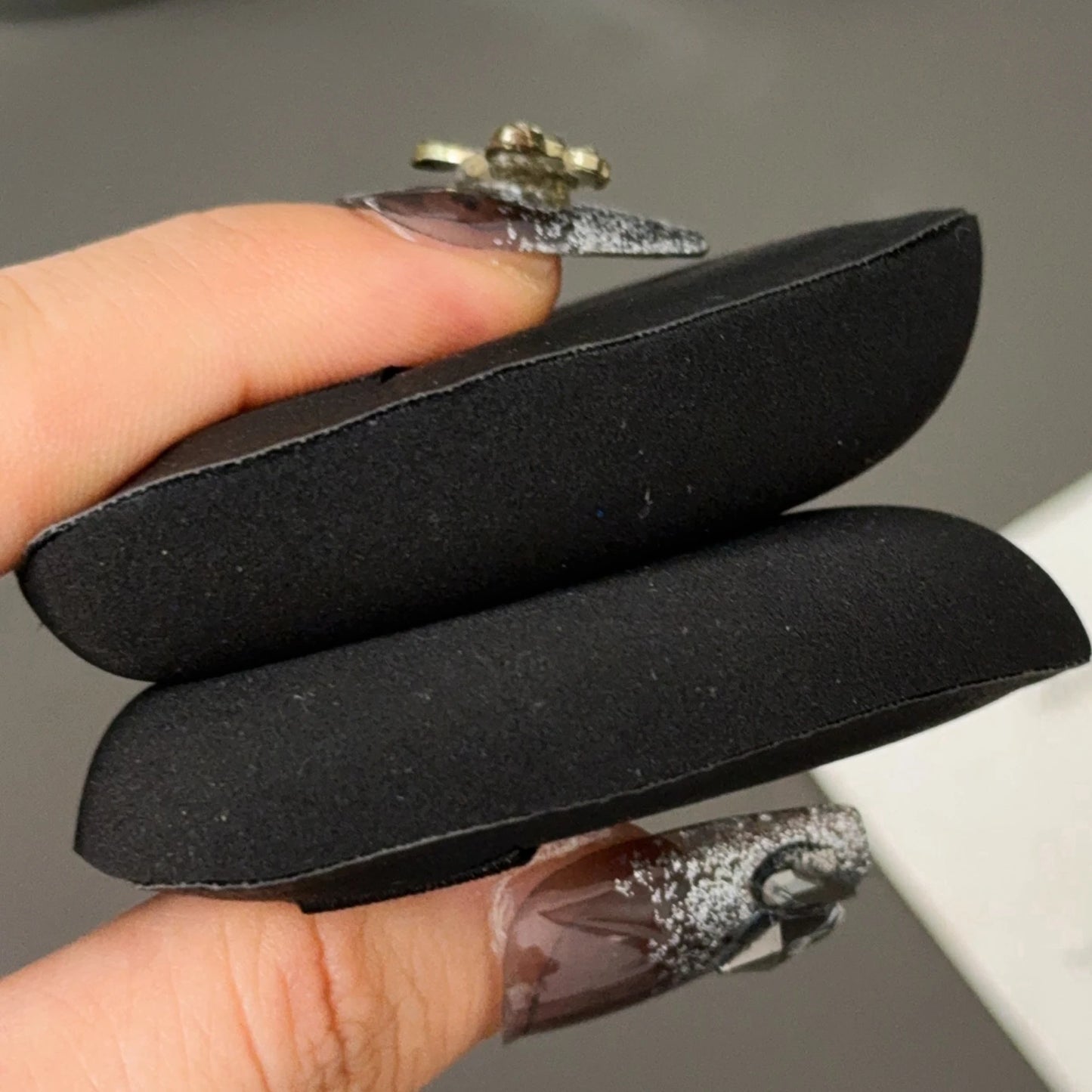 3pcs Foundation Makeup Tools Kit Concealer Brush Powder Puff and Cream Palette Portable Makeup Blending Tool for Travel Daily