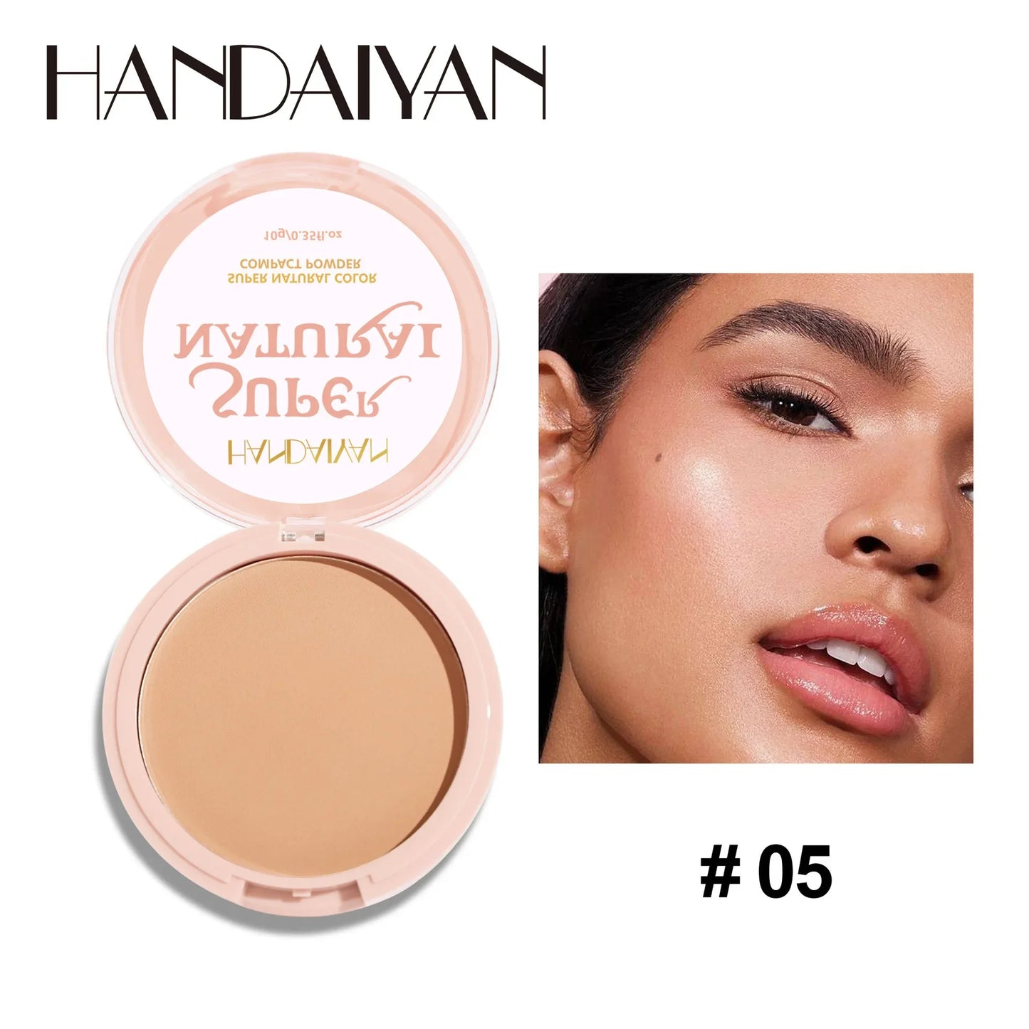 8-Color Matte Pressed Powder – Full Coverage, Oil Control & Waterproof