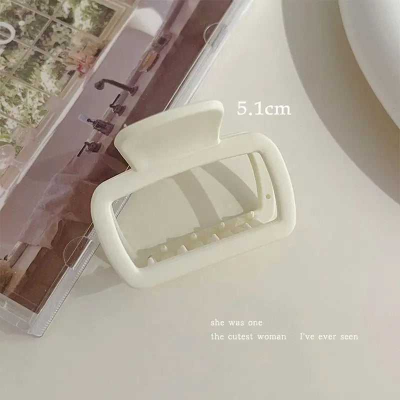 Medium Small Hair Clips for Women Claw Clips for Thick Thin Hair Strong Hold Matte Square Jaw Clips Hair Accessories Заколки