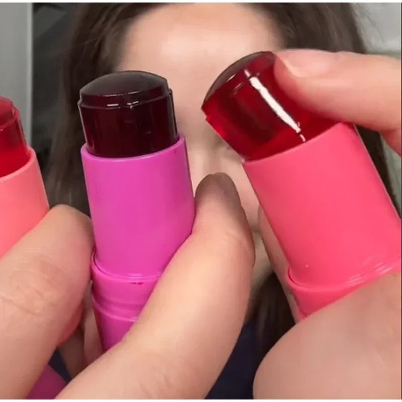 Moisturizing Jelly Tint Stick – Long Lasting 3-in-1 Blush & Lip Color