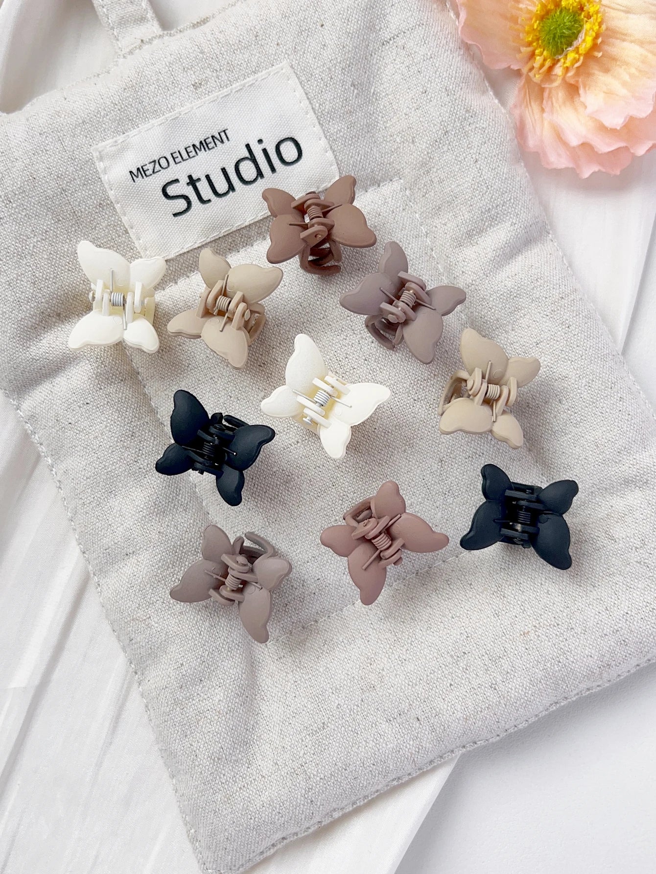 20 PCS Small Hair Clips for Women & Girls, Durable Matte Claw Clips for Thin Hair, Strong Hold NonSlip Cute Mini Hair Clips