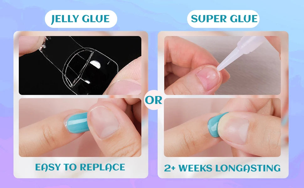 24pcs short oval nails, press nails, removable, reusable, artificial nails for women and girls daily wear