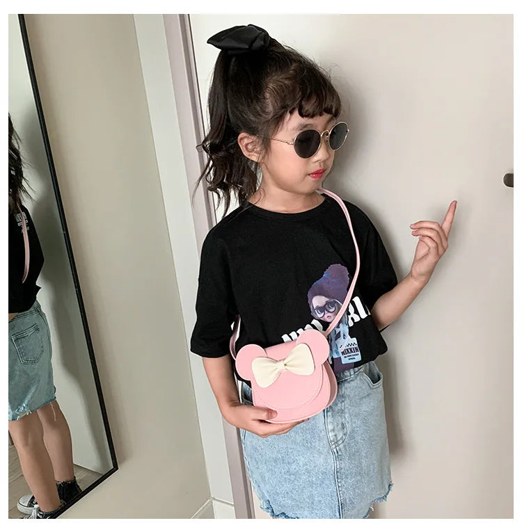 Disney Cartoon Messenger Bag Cute Mouse Mouse Styling Mini Shoulder Bags for Girls Fashion Small Crossbody Bag