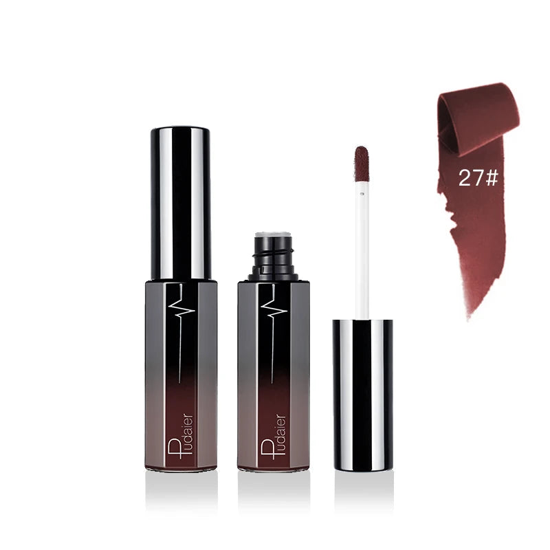 36 Colors Matte Liquid Lipstick Makeup Waterproof Lip Gloss Tint Brillo Labial Cosmetic Rouge A Levre Mat Lip Gloss