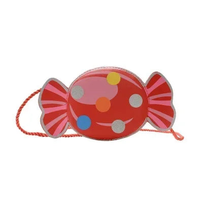 Cute PU Leather Children's Small Shoulder Bags Lovely Cartoon Baby Girls Coin Purse Handbags Princess Accessories Crossbody Bag