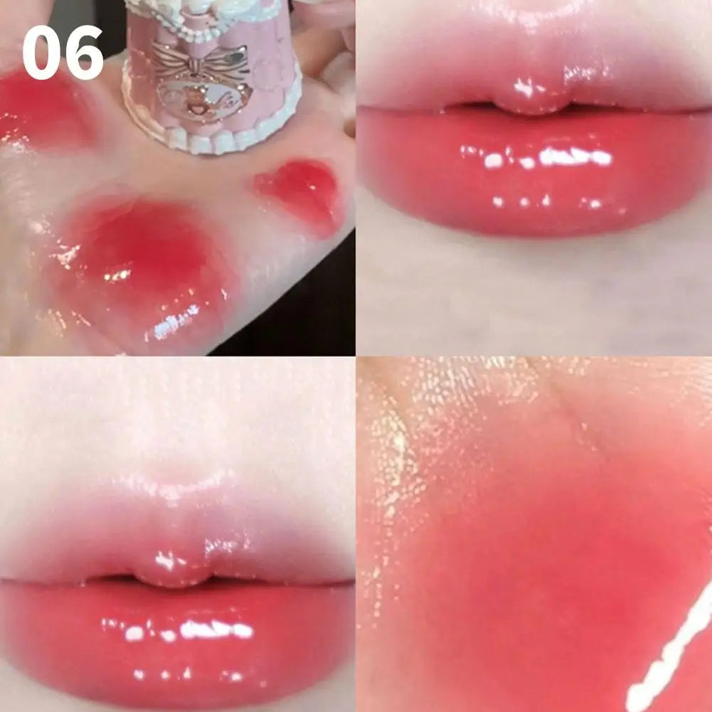 Flower Knows THE SWEETIE BEAR COLLECTION Film Forming Lip Frozen Glaze Lip Essence Honey Light Makeup Lipstick Cosmetics