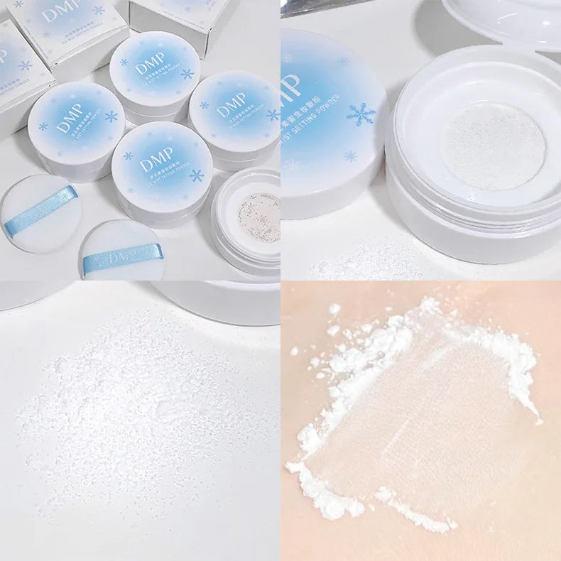 Matte Translucent Loose Powder Waterproof Oil-control Full Coverage Face Makeup Setting Finish Powder Korean Makeup Cosmetics