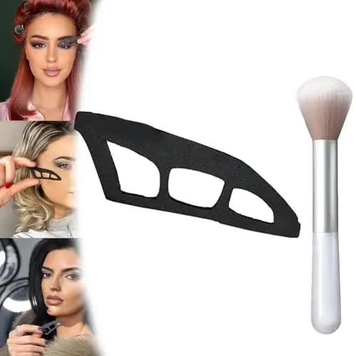 1/2PC Eye Makeup Tool Novice Beauty Assistant With Makeup Brush Universal Eye Shadow Makeup Eyeliner Tools，quick Makeup Template