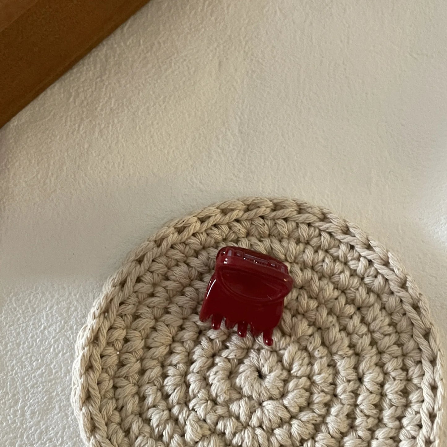 Red hair clip women's side banger clip small mini duckbill clip temperament seamless clip hair clip headwear Hair Claws