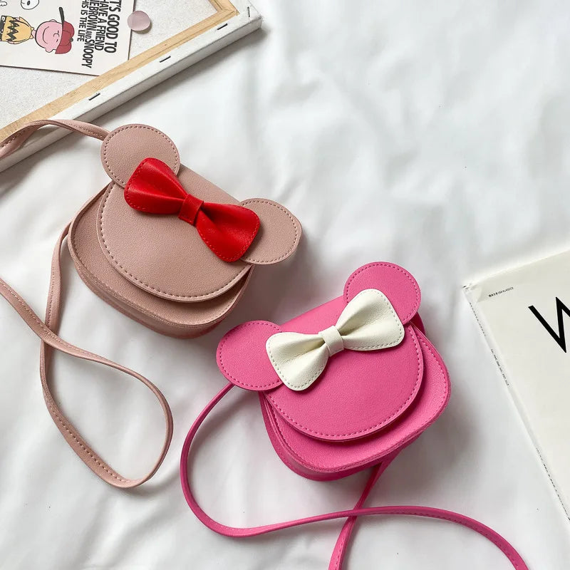 Disney Cartoon Messenger Bag Cute Mouse Mouse Styling Mini Shoulder Bags for Girls Fashion Small Crossbody Bag
